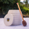 White Honey Pot